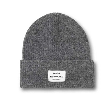 Mads Nørgaard Beanie Anju 203806 014 Grey Melange